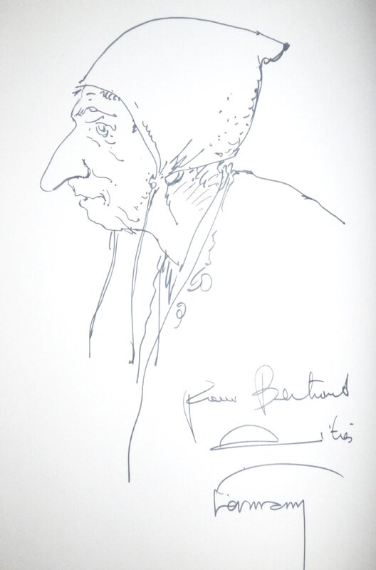 Hermann : Dédicace des Tours de Bois Maury 1985 - Sketch