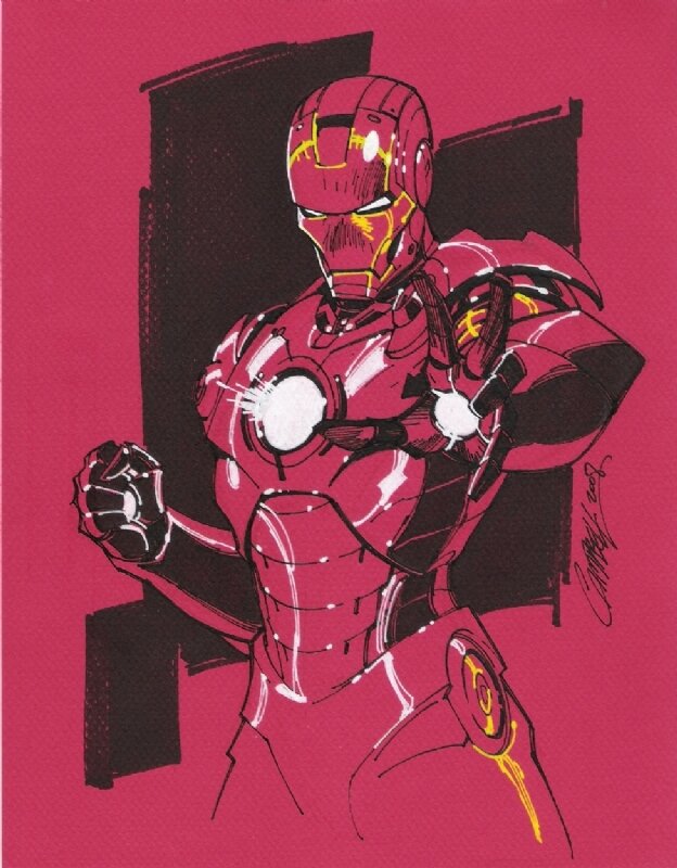 Ironman by Jeffrey Scott Campbell - Original art