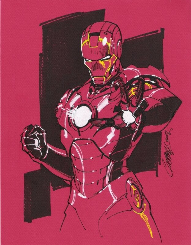 Ironman par Jeffrey Scott Campbell - Œuvre originale