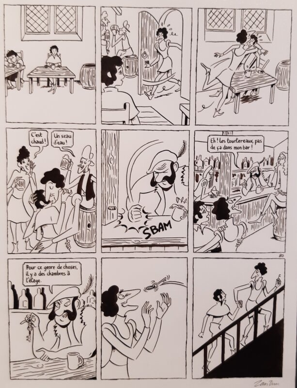 Peau d'homme by Zanzim, Hubert - Comic Strip