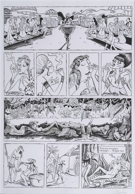 Régale moi par Zanzim - Planche originale