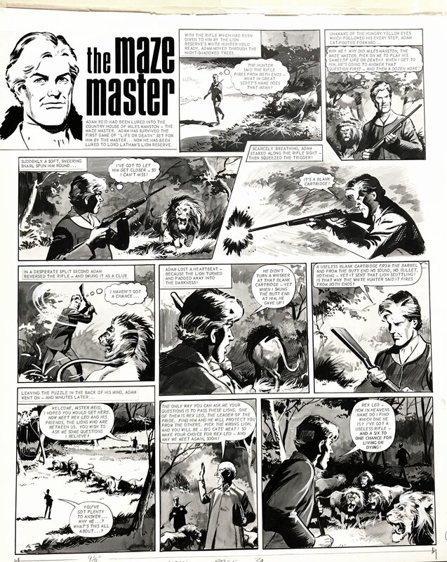 Planche de The maze Master par Bill Lacey - Comic Strip