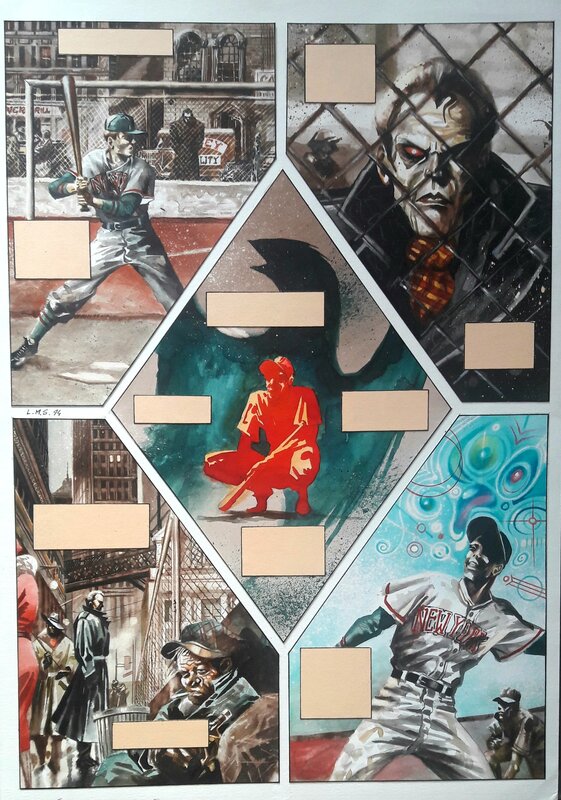 Eric Larnoy, Pat Mills, Tony Skinner, Shadowslayer, planche originale - Planche originale