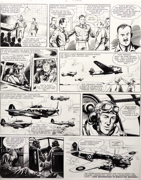 Sarson : planche de Paddy Payne - Comic Strip