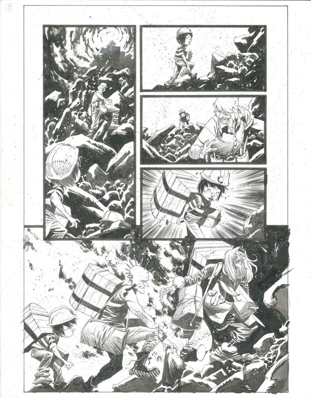 Matteo Scalera, Rick Remender, Black Science #19 Pl 3 - Planche originale