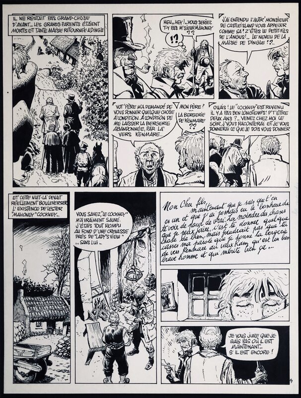 Franz, 1988 - Lester Cockney : La Déchirure - Par là vers Kenmare - - Comic Strip