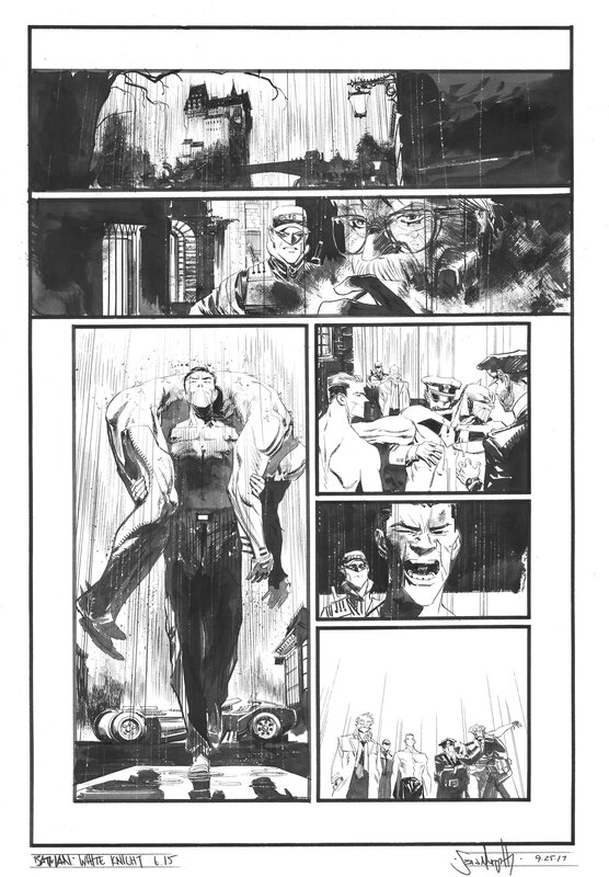 Sean Murphy, Batman - White Knight #6 P15 - Comic Strip