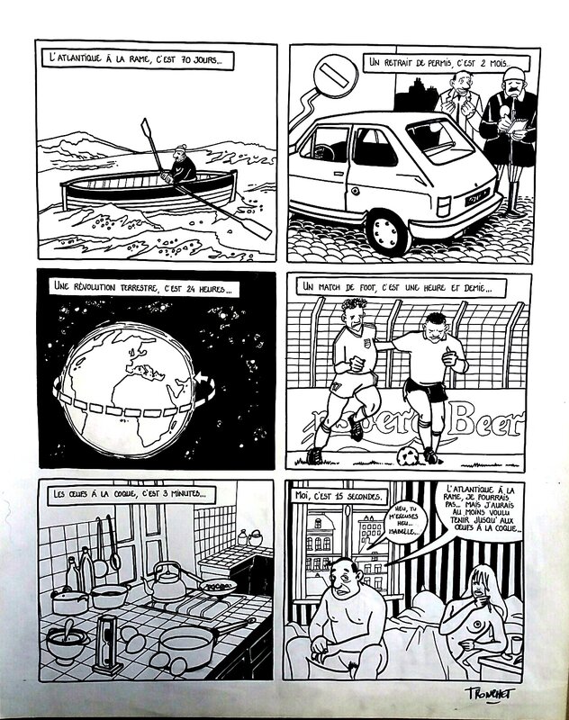 Tronchet, Planche Originale, Jean-Claude Tergal - Comic Strip