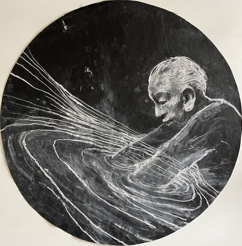 Stefino Ricci - Drawing from Mother - Planche originale