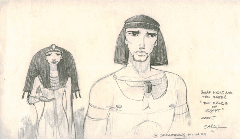 Prince of egypt par Carlos Grangel - Illustration originale