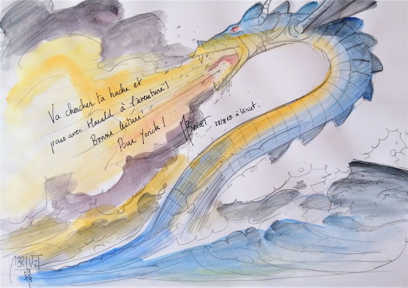 Brivet Antoine(dessins et couleurs) & Brivet Matthieu(scénario)-T.1 Harald et le trésor d'ignir - Sketch