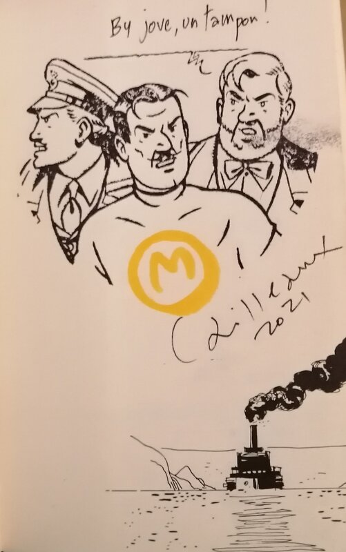 Blake et Mortimer by Christian Cailleaux - Sketch