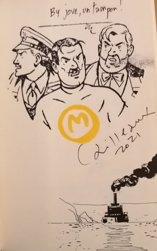 Blake et Mortimer par Christian Cailleaux - Dédicace