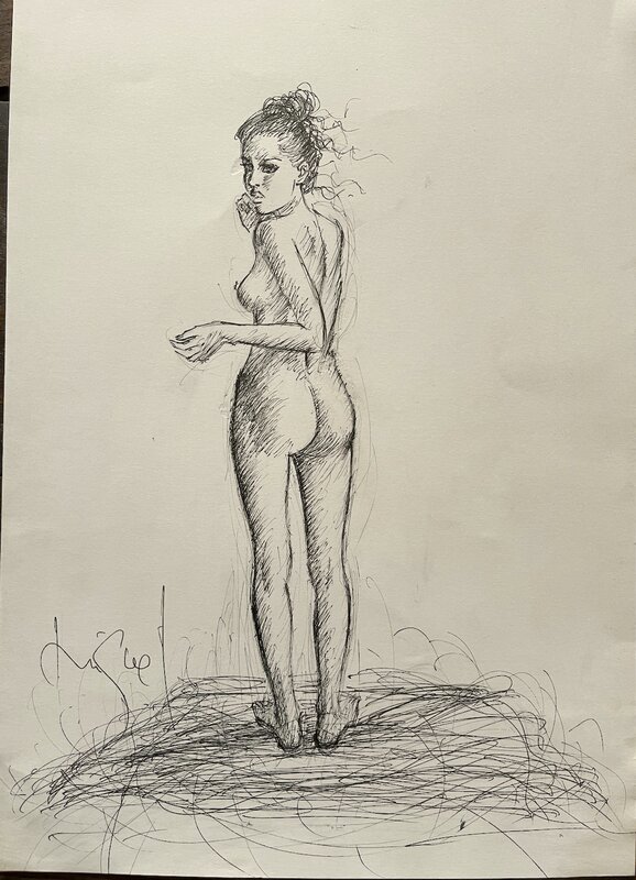 Heidi by Miquel Fuster - Original Illustration