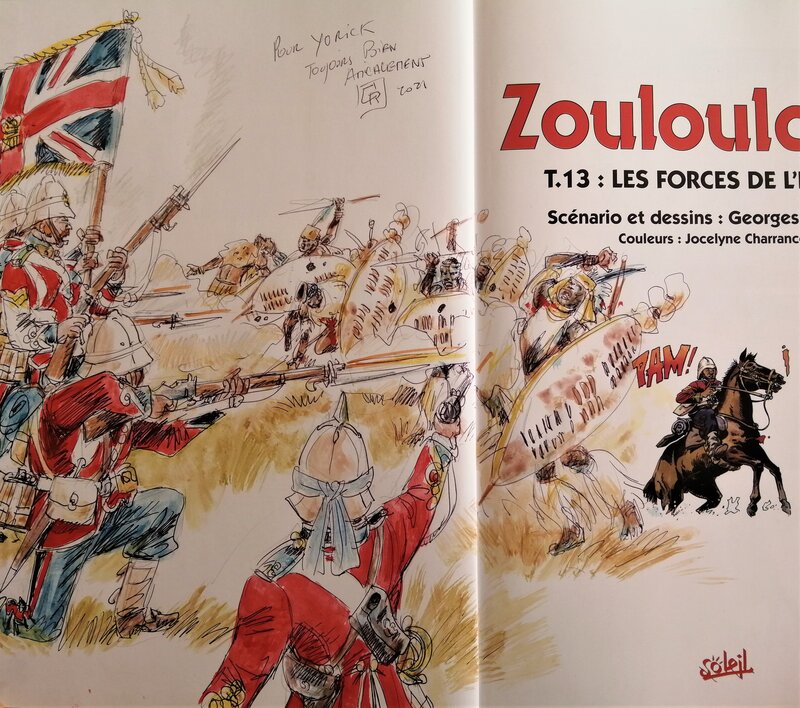 Georges Ramaïoli, Zoulouland-T.13 Les forces de l'empire - Dédicace