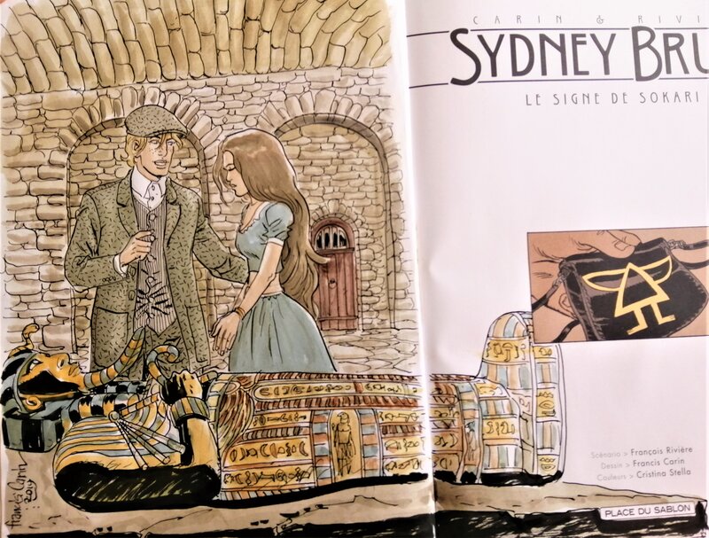 Francis Carin, Sydney Bruce-T.3 Le signe de Sokari - Dédicace