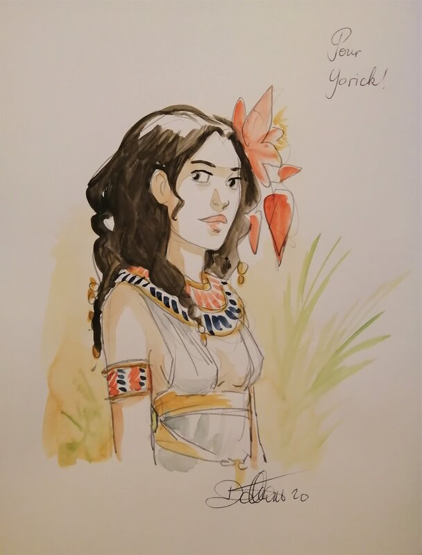 Isabelle Dethan, Le roi de paille-T.1 La fille de pharaon - Sketch