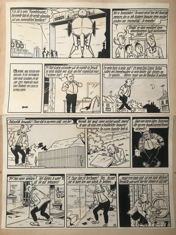 Willy Vandersteen, Suske en Wiske : De Wolkeneters - Comic Strip