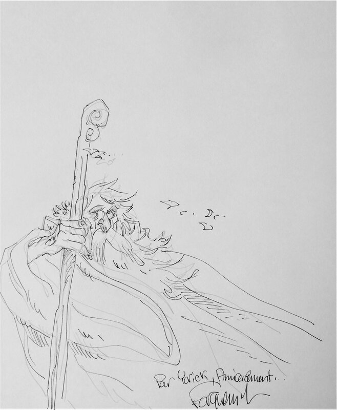 Xavier Fourquemin, La légende du Changeling-T.1 Le mal-venu - Sketch