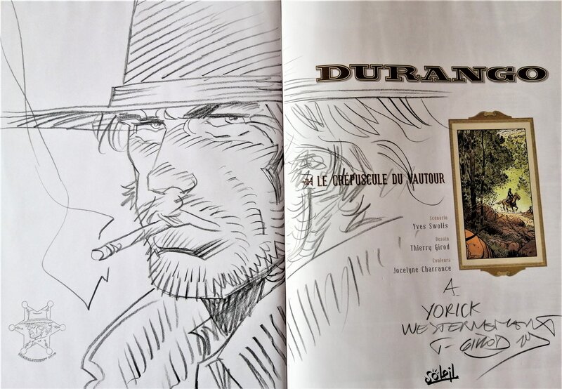 Thierry Girod, Durango-T.16-Le crépuscule du vautour - Sketch