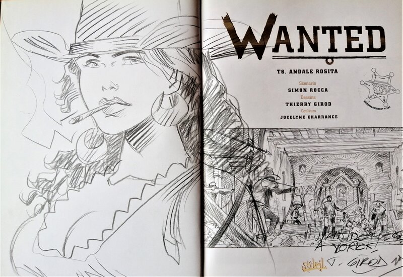 Thierry Girod, Wanted-T.6 Andale Rosita - Sketch
