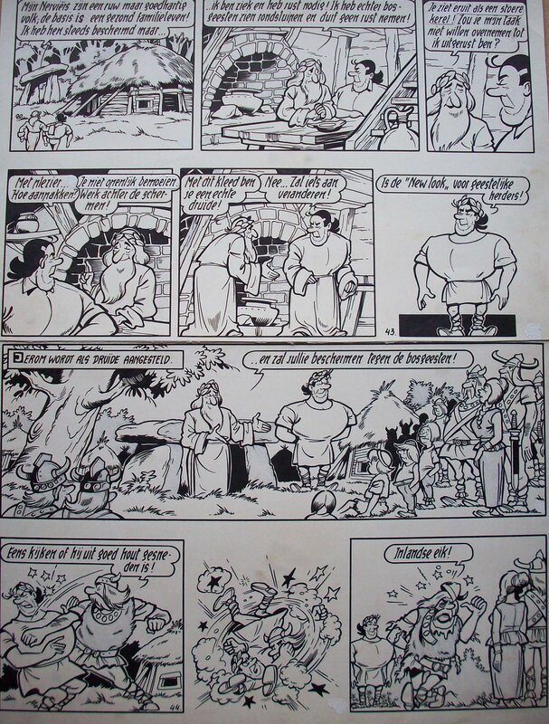 Willy Vandersteen, Suske en Wiske : De nerveuze Nerviërs - Comic Strip