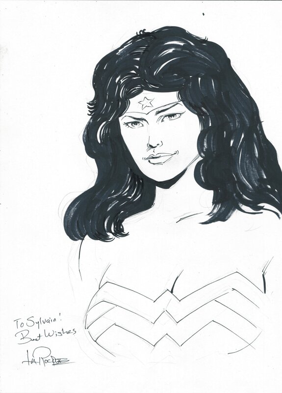 Wonder woman by Greg Larocque - Sketch