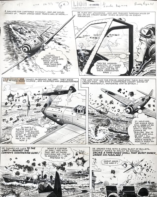 Joe Colquhoun, Joe Colqu'houn : Planche de Paddy Payne - Planche originale