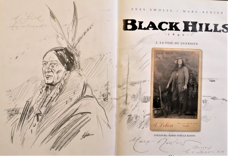 Marc-Renier, Black Hills 1890-T.2 La voie du guerrier - Sketch
