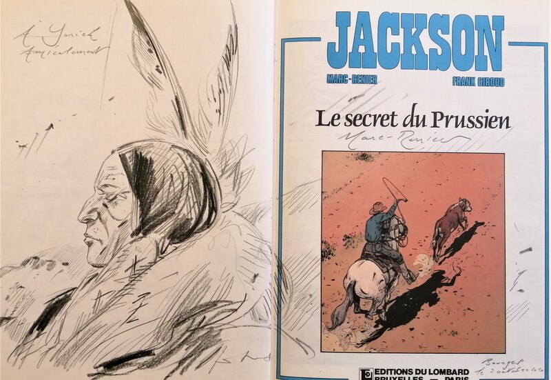Marc-Renier, Jackson-T.2 Le secret du Prussien - Sketch