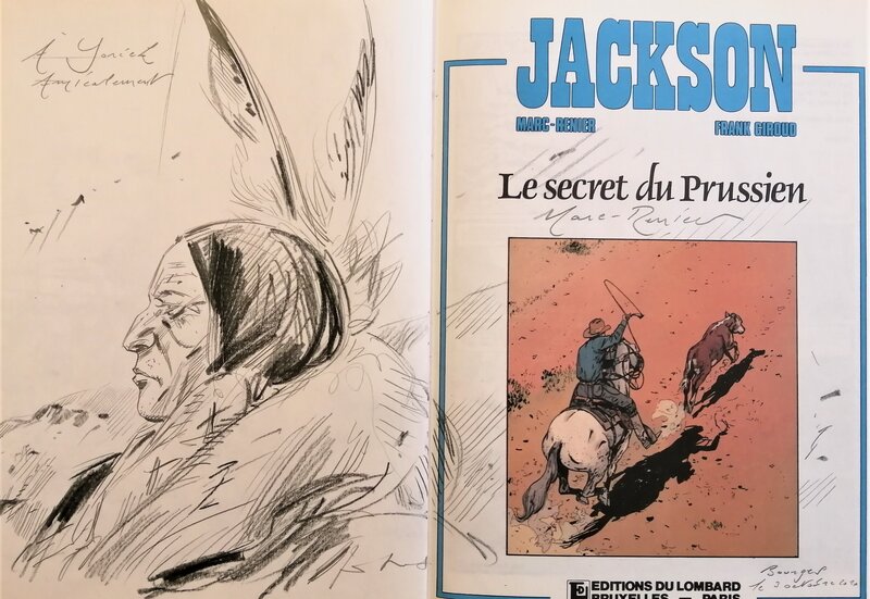 Marc-Renier, Jackson-T.2 Le secret du Prussien - Dédicace