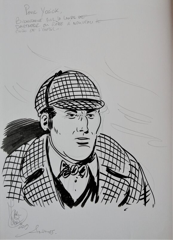 Frédéric Marniquet, Les archives secrètes de Sherlock Holmes - T.1 Retour à Baskerville Hall - Sketch