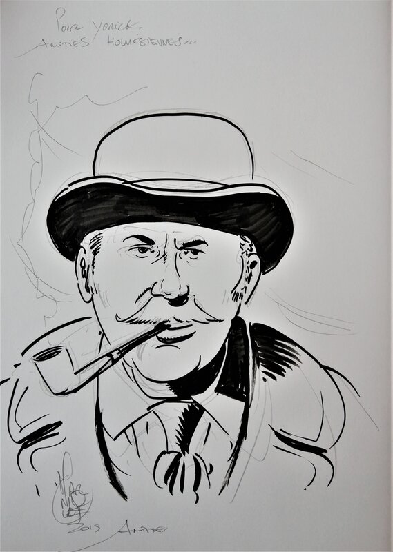 Frédéric Marniquet, Les archives secrètes de Sherlock Holmes - T.2 Le club de la mort - Sketch