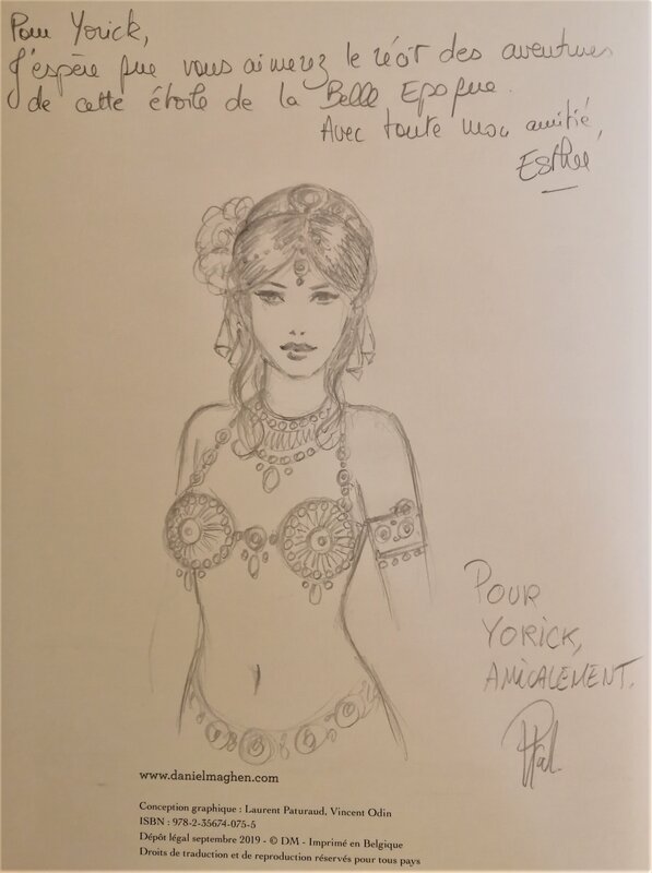 Laurent Paturaud, Ester Gill, Mata Hari (one shot) - Sketch