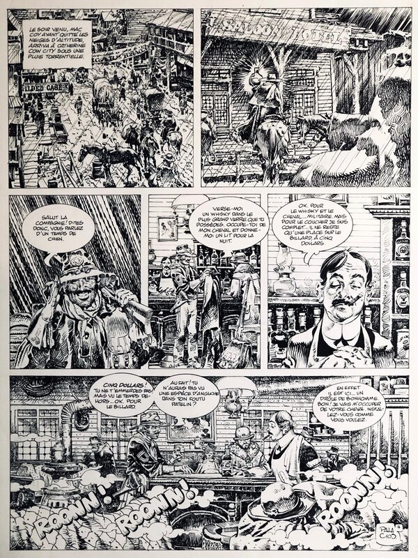 Antonio Hernandez Palacios, Jean-Pierre Gourmelen, 1984 - Mac Coy : Les collines de la peur - Foutu patelin - - Comic Strip