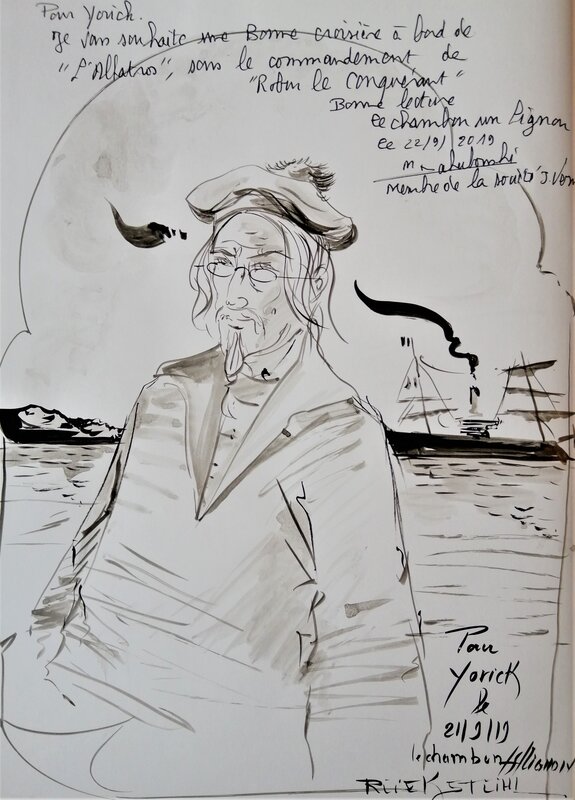 Rückstühl Eric(dessin)-Jakubowski Marc(scénario et dialogues)-Jules Verne et ses voyages-T.3 Robur le conquérant - Sketch