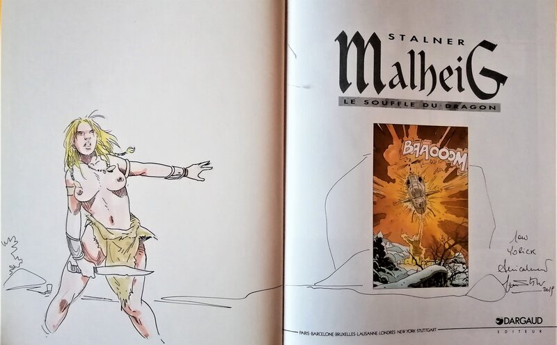 Jean-Marc Stalner, Malheig - T.2 Le souffle du dragon - Sketch