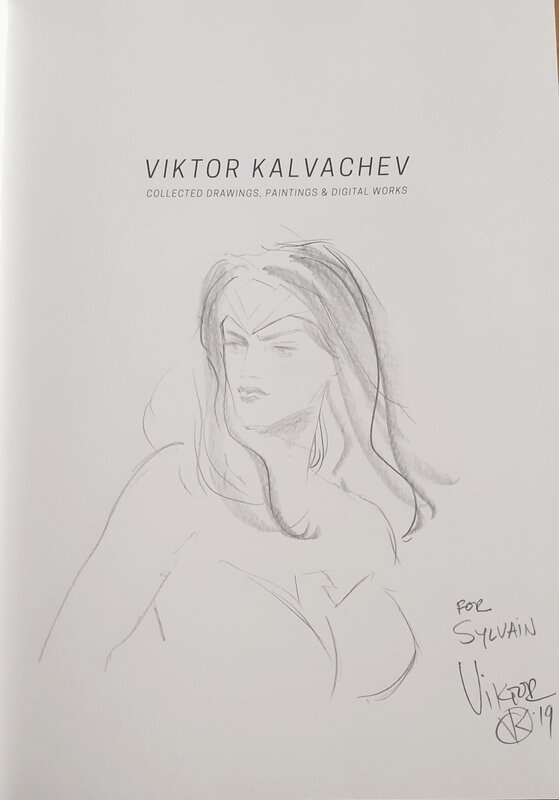 Wonder woman by Viktor Kalvachev - Sketch