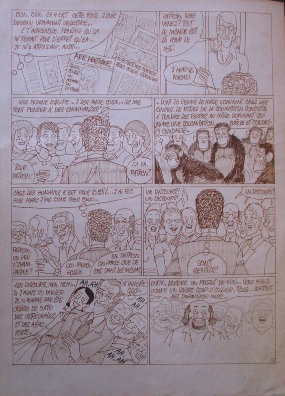 La tête dans le sac by Gérard Lauzier - Comic Strip