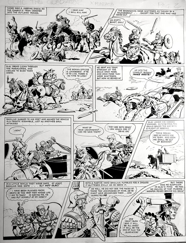 Olac the gladiator by Braulio Rodriguez Ferran dit Bayo - Comic Strip