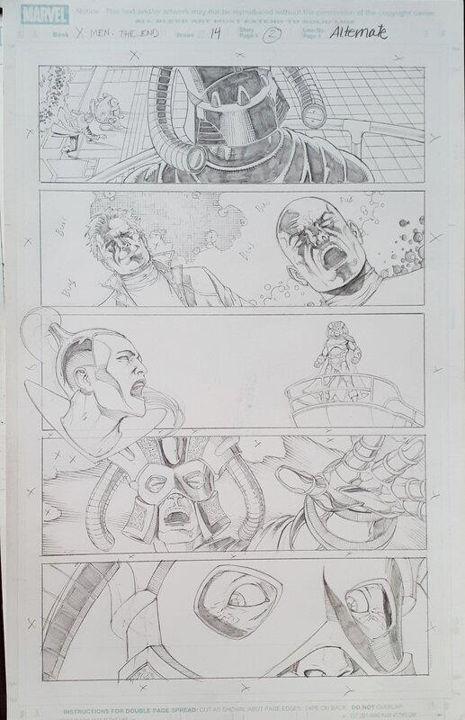 Sean Chen, X-Men the end alternate - Comic Strip