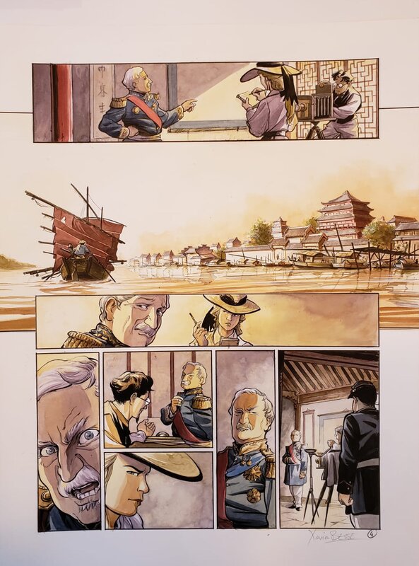 Xavier Besse, Lao Wai -Tome 1 page 6 - Planche originale