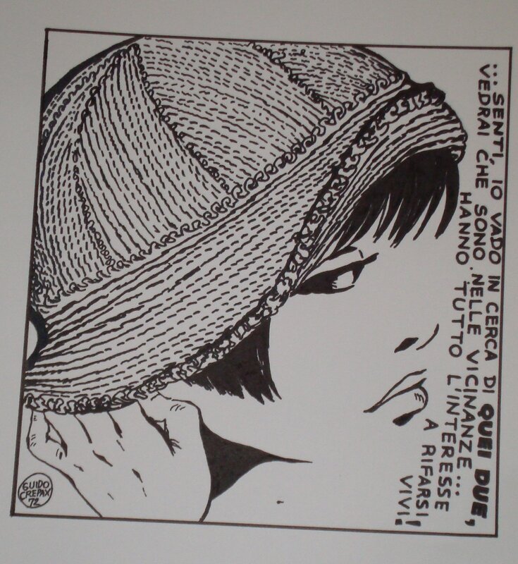 Valentina par Guido Crepax - Illustration originale