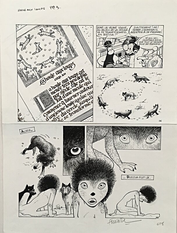 For sale - Jean-Claude Fournier, Bizu - La Houle aux Loups (T4) - Comic Strip