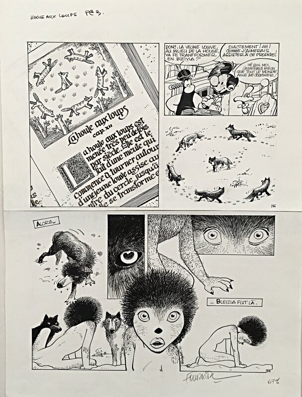 Jean-Claude Fournier, Bizu - La Houle aux Loups (T4) - Comic Strip