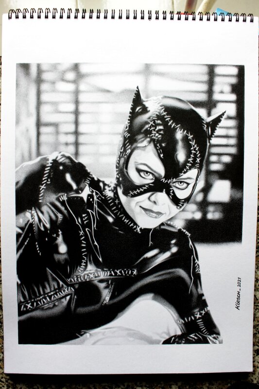 Catwoman par Philippe Kirsch - Illustration originale