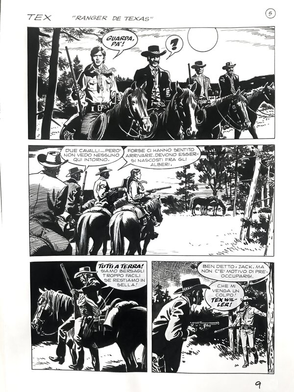 Ernesto GARCIA SEIJAS : TEX WILLER Ranger de Texas - Comic Strip
