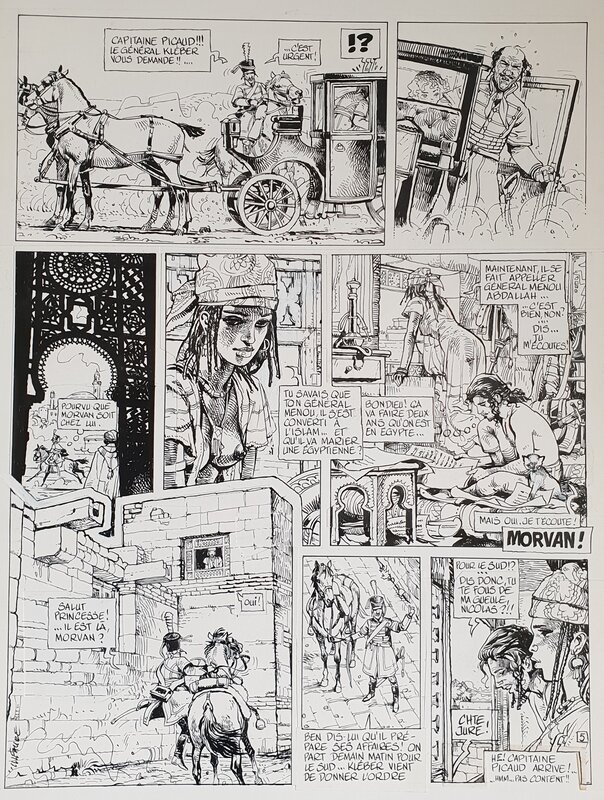 Michel Faure, Planche originale Les fils de l'aigle - Comic Strip