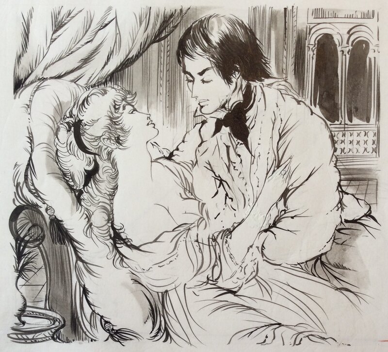 Jacques Grange, Napoléon et ses Amours - Illustration originale