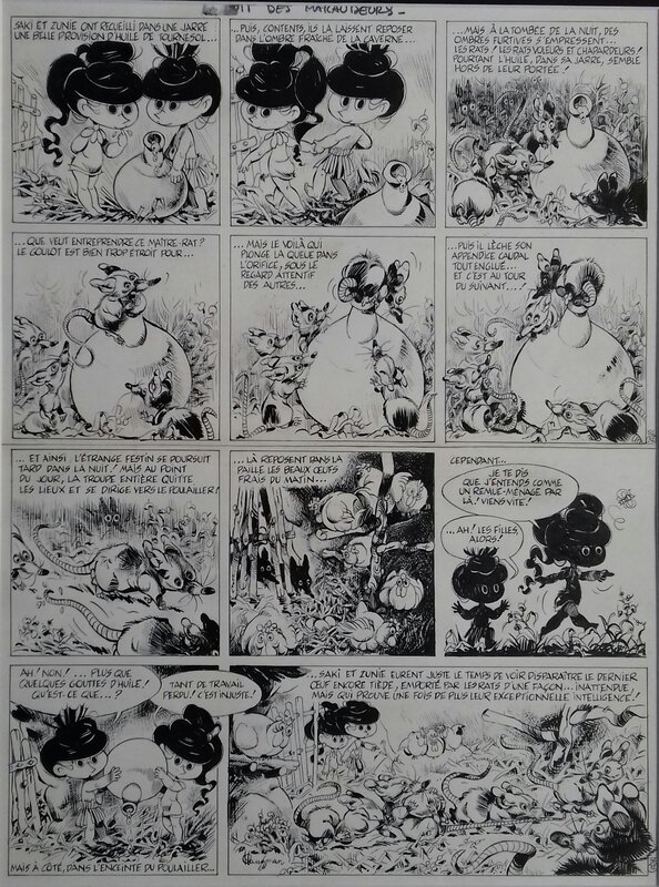 René Hausman, La Nuit des Maraudeurs... - Planche originale